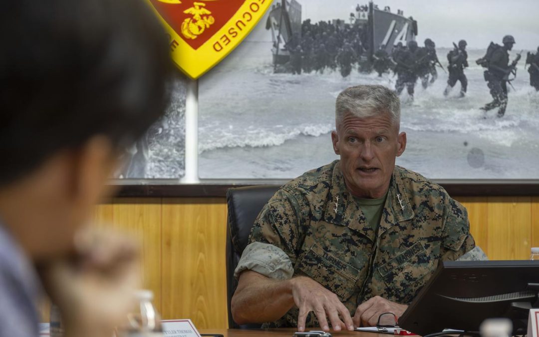 Marine general on Okinawa in exit interview touts ‘maturity’ of US-Japan alliance
