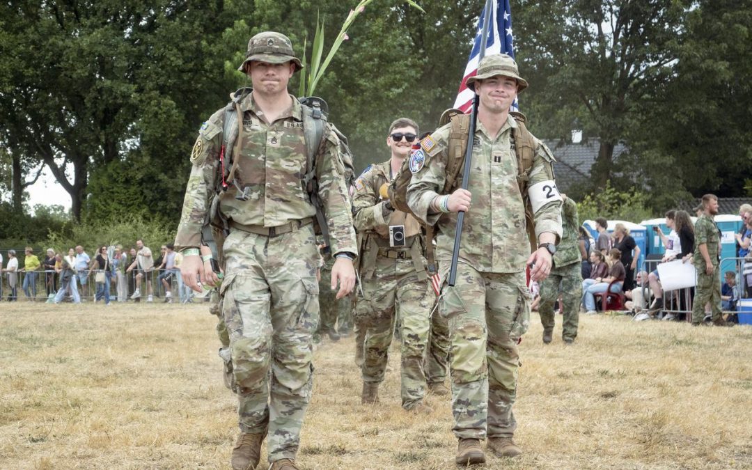 The man behind the march: Former airman keeps US troops stepping at Nijmegen