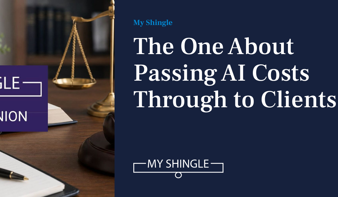The One About Passing AI Costs Through To Clients