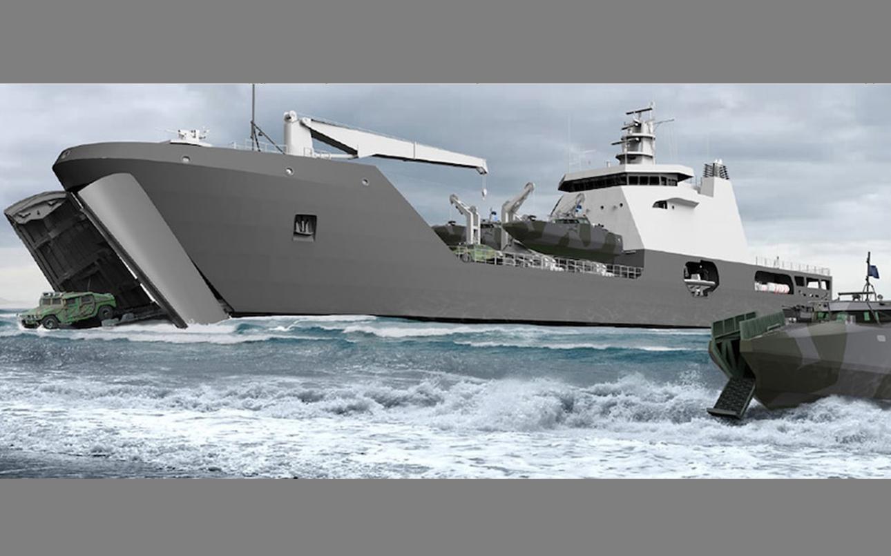 Navy awards $2.2 billion for first of new class of amphibious ships