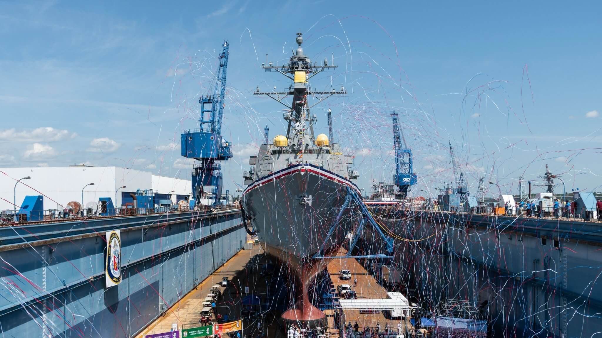 Navy christens new destroyer named for corpsman who earned Medal of Honor