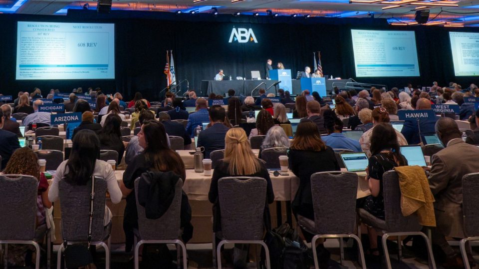 ABA House adopts policies on professional independence, legal education, law enforcement at Annual Conference