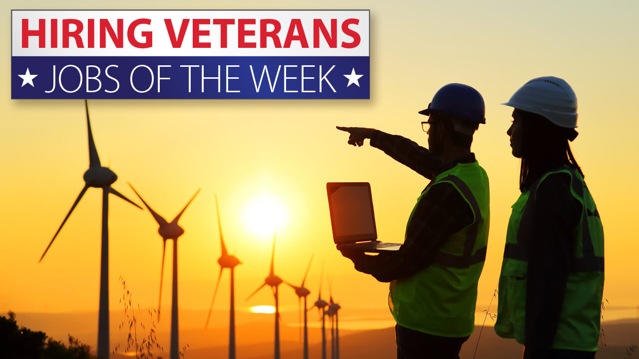 Hiring Veterans: Jobs of the week for August 3, 2026