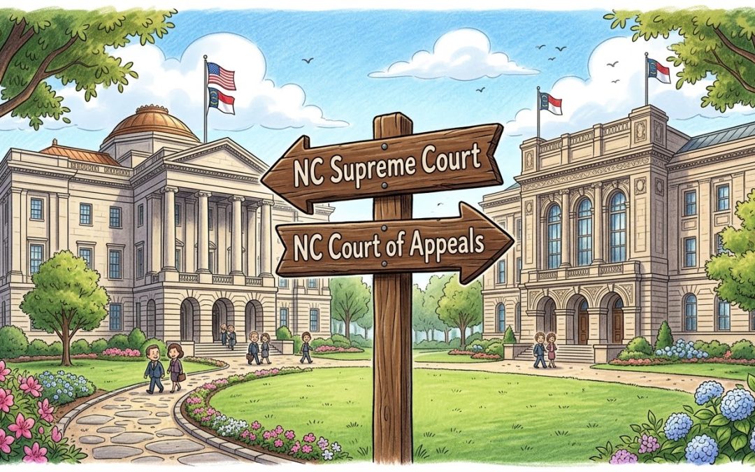 Appeals from Decisions of NC Business Court Judges, it Turns Out, Have a Nearly Exclusive Path to the State Supreme Court