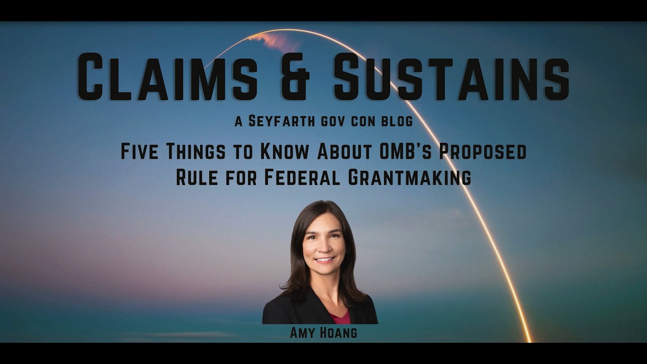 Five Things to Know About OMB’s Proposed Rule for Federal Grantmaking