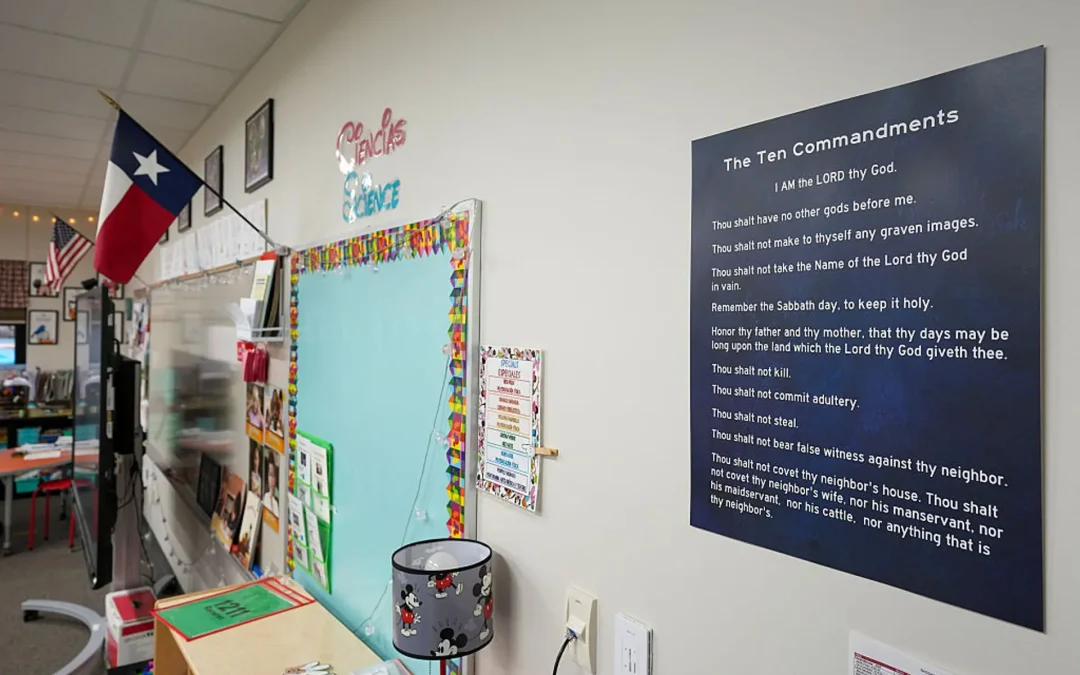 Texas families ask Supreme Court to take up challenge to Ten Commandments in schools