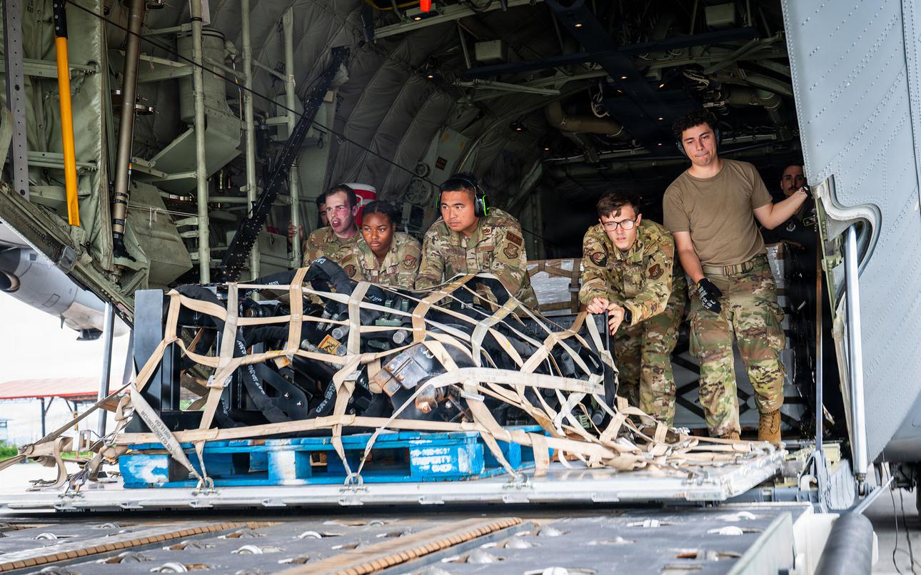 Air Force C-130Js deliver aid to Nepal as flood’s death toll tops 1,100