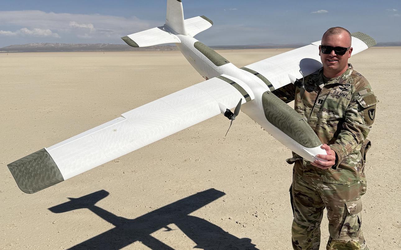 Record-setting drone showcases Army push to build critical parts at home