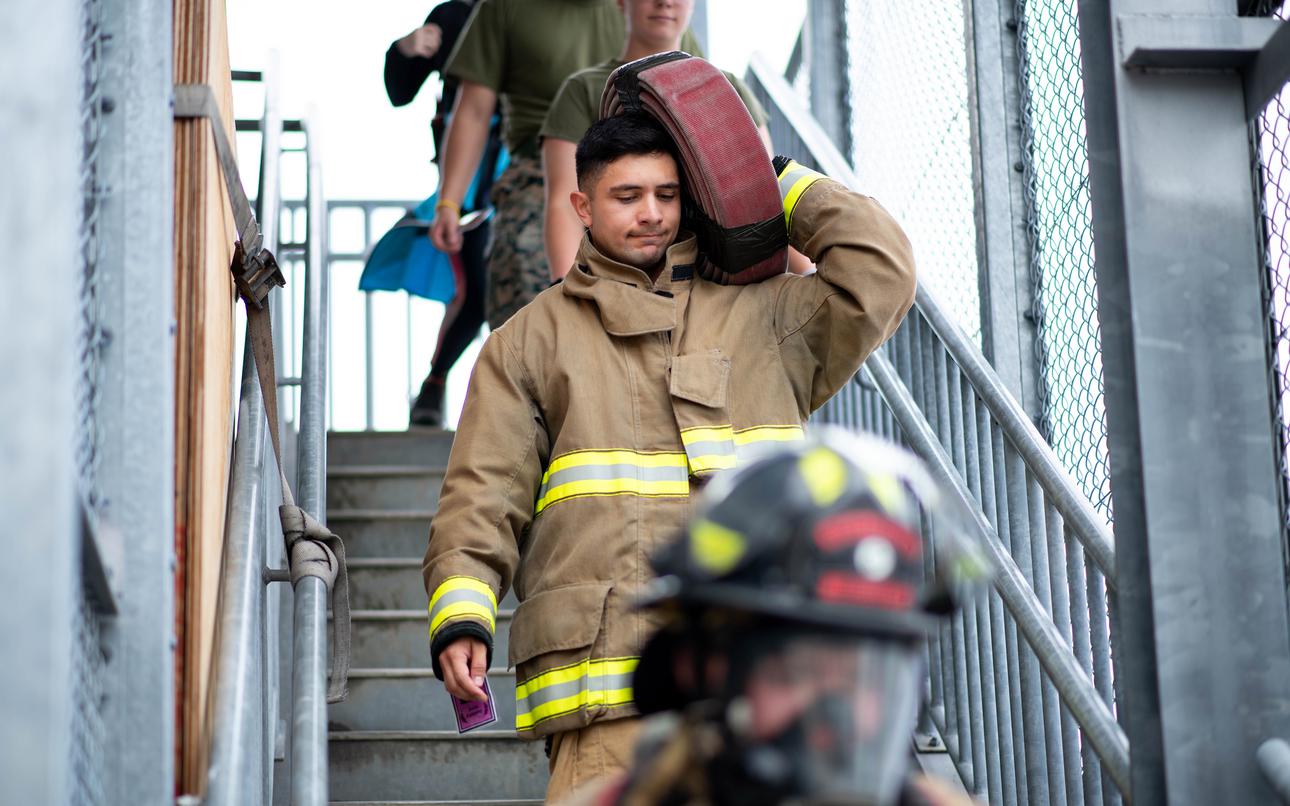 Stair climbs, solemn ceremonies mark 25th anniversary of 9/11 at overseas bases
