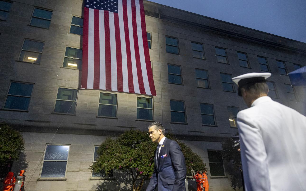 At Pentagon 9/11 commemoration, Trump, Hegseth say war on terror continues