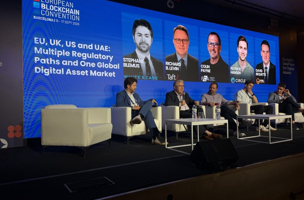 Levin Speaks on EU, UK, US and UAE Regulatory Paths and One Global Digital Asset Market at EBC12 in Barcelona