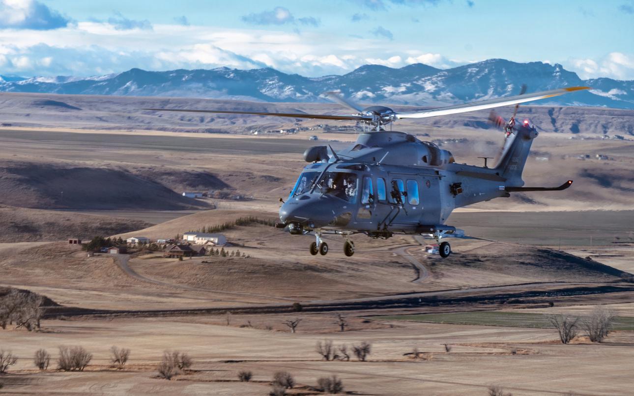 Grey Wolf helicopter ready to take over ICBM security
