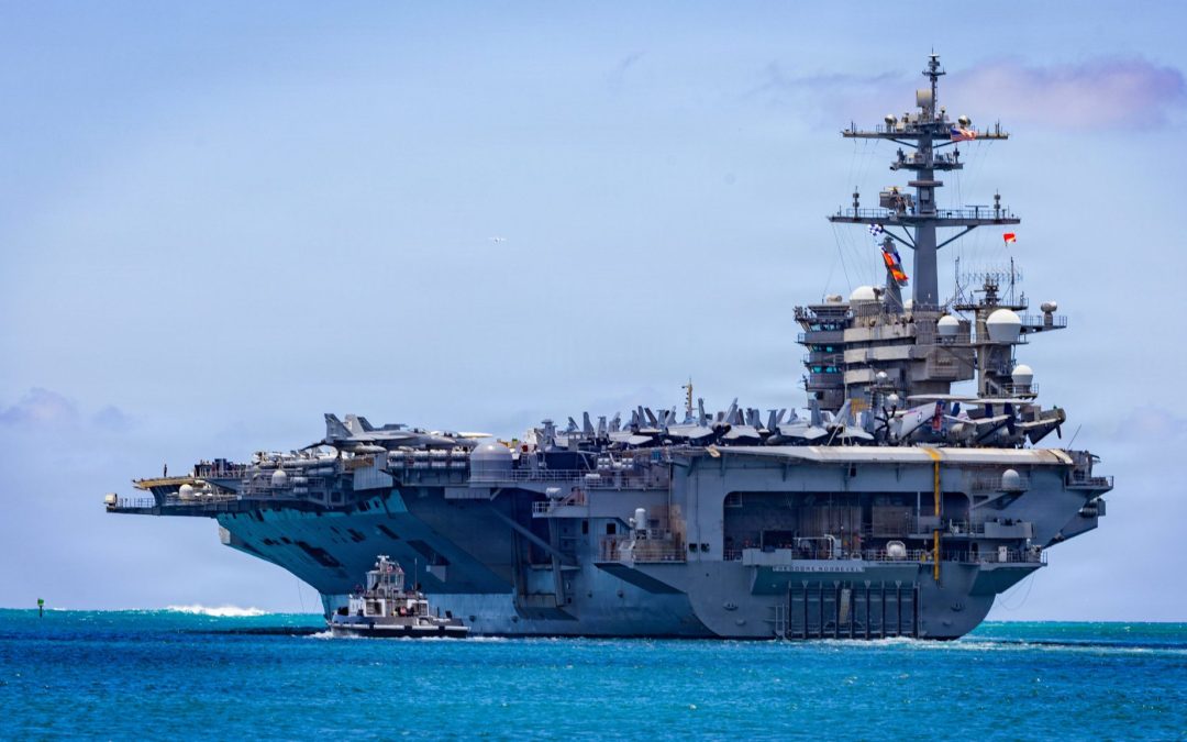 USS Theodore Roosevelt becomes 5th aircraft carrier to support Iran war operations