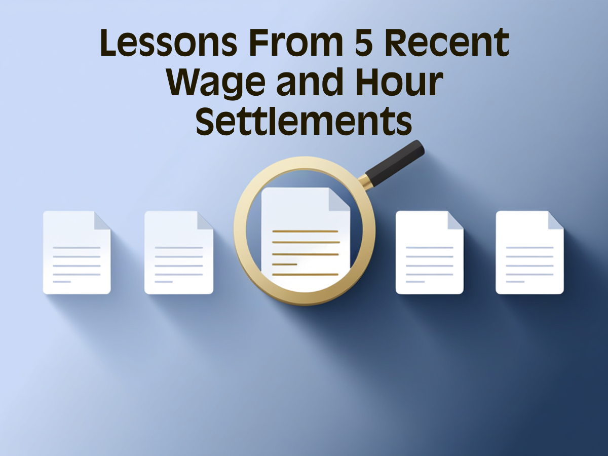 Five Settlements, Five Lessons — What August’s California Wage-and-Hour Resolutions Tell Employers