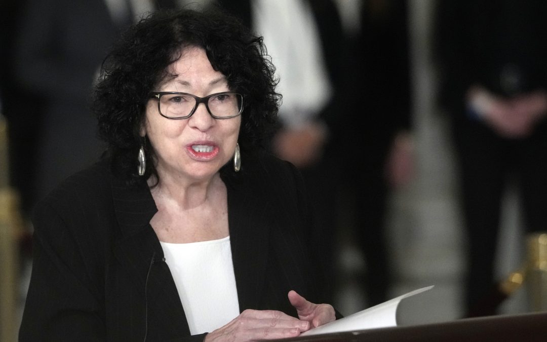 It takes courage to disagree with colleagues, U.S. Supreme Court Justice Sonia Sotomayor says