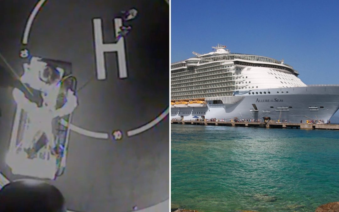 U.S. Coast Guard Rescues Crew Member from the Allure of the Seas off the Coast of Puerto Rico: Video