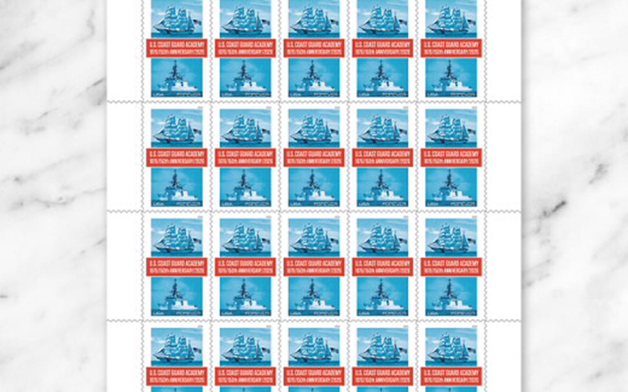 Postal Service to release stamp in honor of US Coast Guard Academy’s 150th anniversary