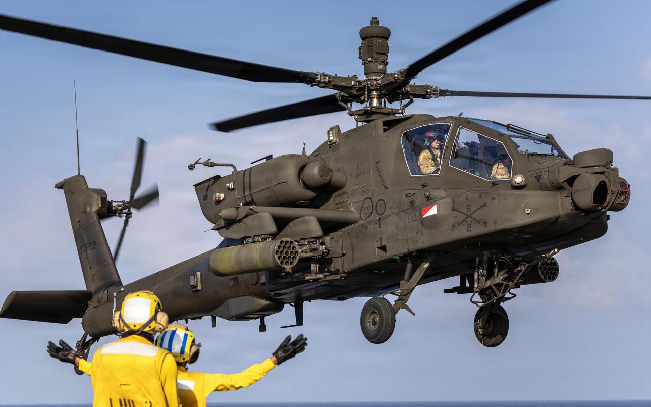 Army grounds Apache attack helicopters over transmission problems