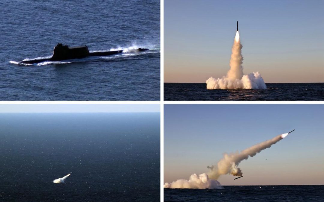 North Korea fires cruise missiles from a submarine as October launches mount