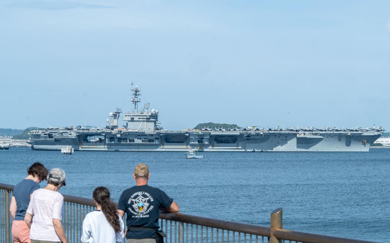 US carrier strike group en route to multinational exercise around Japan