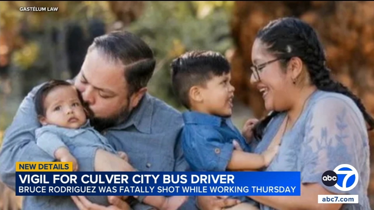 'Simply doing his job': Bus driver dad shot dead by passenger in the middle of rush hour after he couldn't stop to let him out due to 'heavy traffic,' DA says